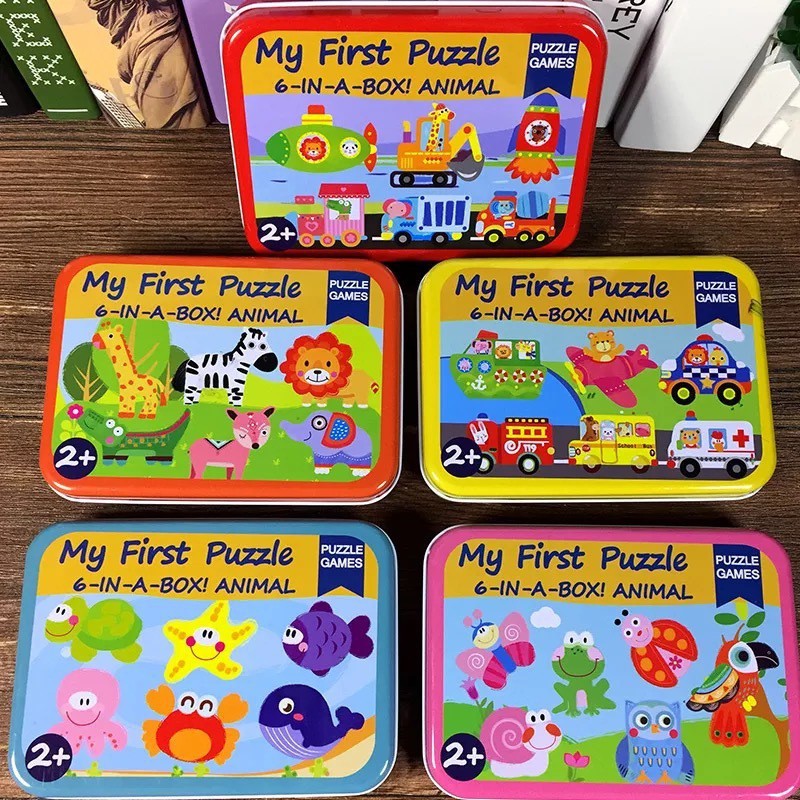 My First Puzzle 6InABox 【Steel Box】 Shopee Malaysia