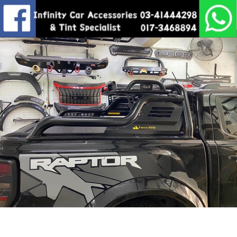 Ranger navara Dmax Hilux Revo Rocco Bt50 Force F4 sport bar Roll bar