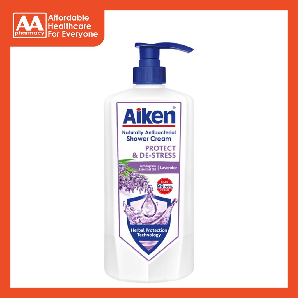 AIKEN ANTIBACTERIAL SHOWER 950G (PROTECT & DESTRESS LAVENDER