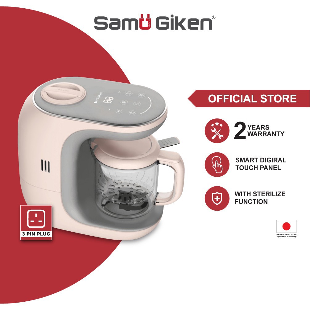 Samu Giken 5 In 1 Smart Digital Premium Baby Food Processor Heating