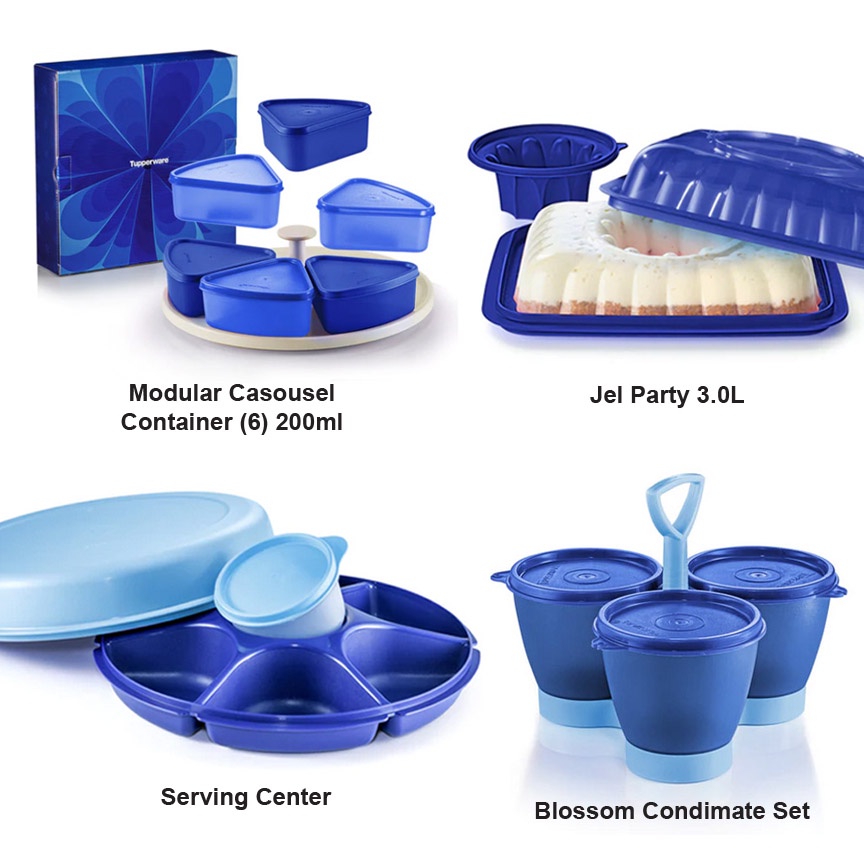 Tupperware Modular Carousel Set with Gift Box / Serving Center /Jel