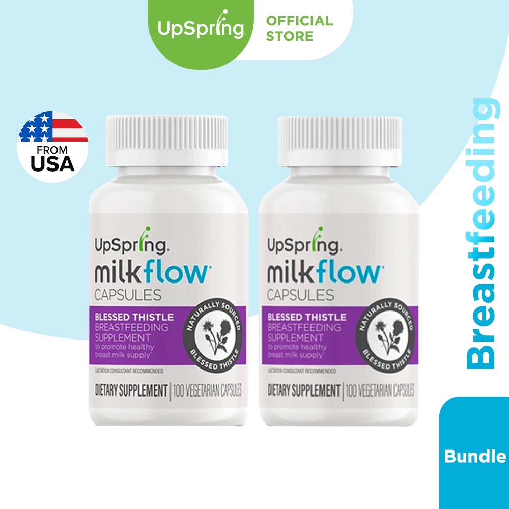 Upspring Milk Booster Blessed Thistle Lactation Supplement for