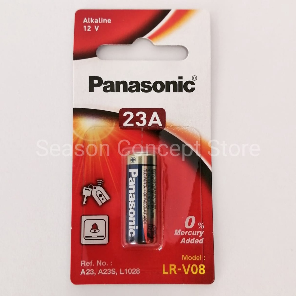 Panasonic 23A / LRV08 / A23 / A23S / L1028 / Alkaline Battery 12v