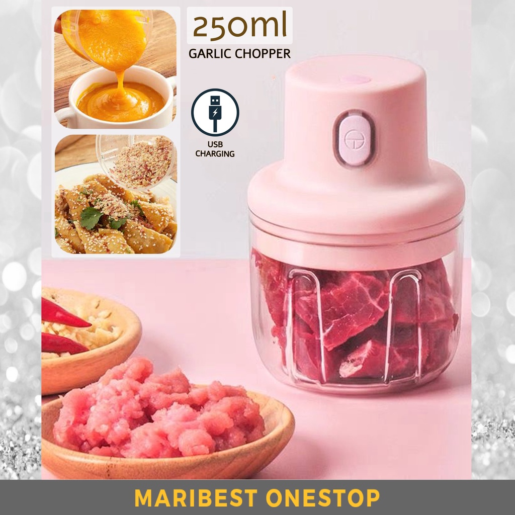 250ml Electric Food Chopper SB Rechargeable Food Processor Machine