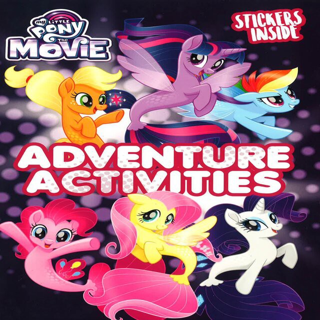 My Little Pony Movie Activity Book With Stickers / Buku Stiker Buku