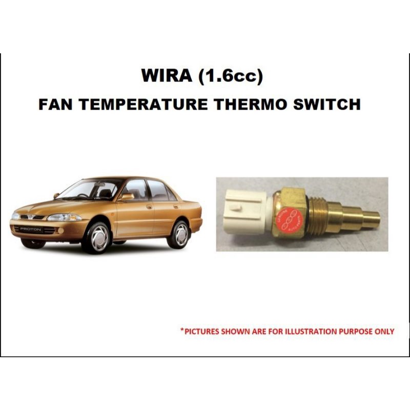 PROTON WIRA 1.6 1.8 NIPPON DENSO 2PIN RADIATOR FAN TEMPERATURE SWITCH