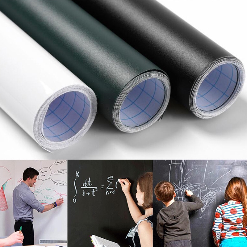 Removable Chalkboard Vinyl Wall Sticker Blackboard Whiteboard