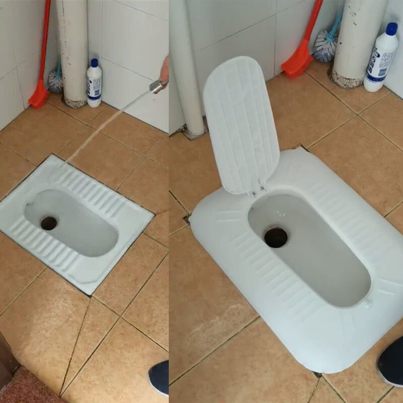 Toilet squat cover toilet squat pan, odor stopper cover, deodorant plug