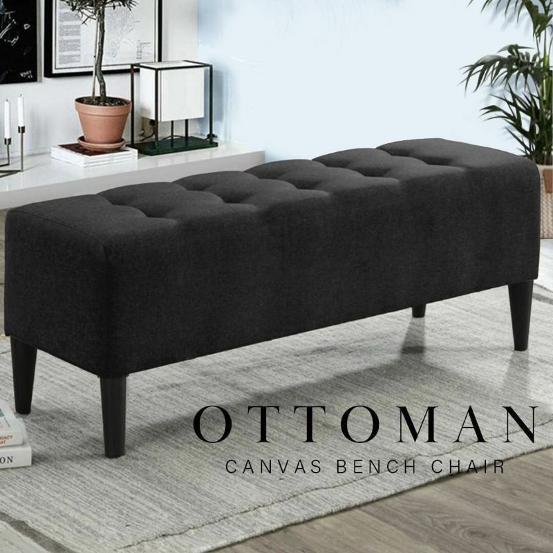 Ottoman Bench Sofa (Canvas Cloths) Shopee Malaysia
