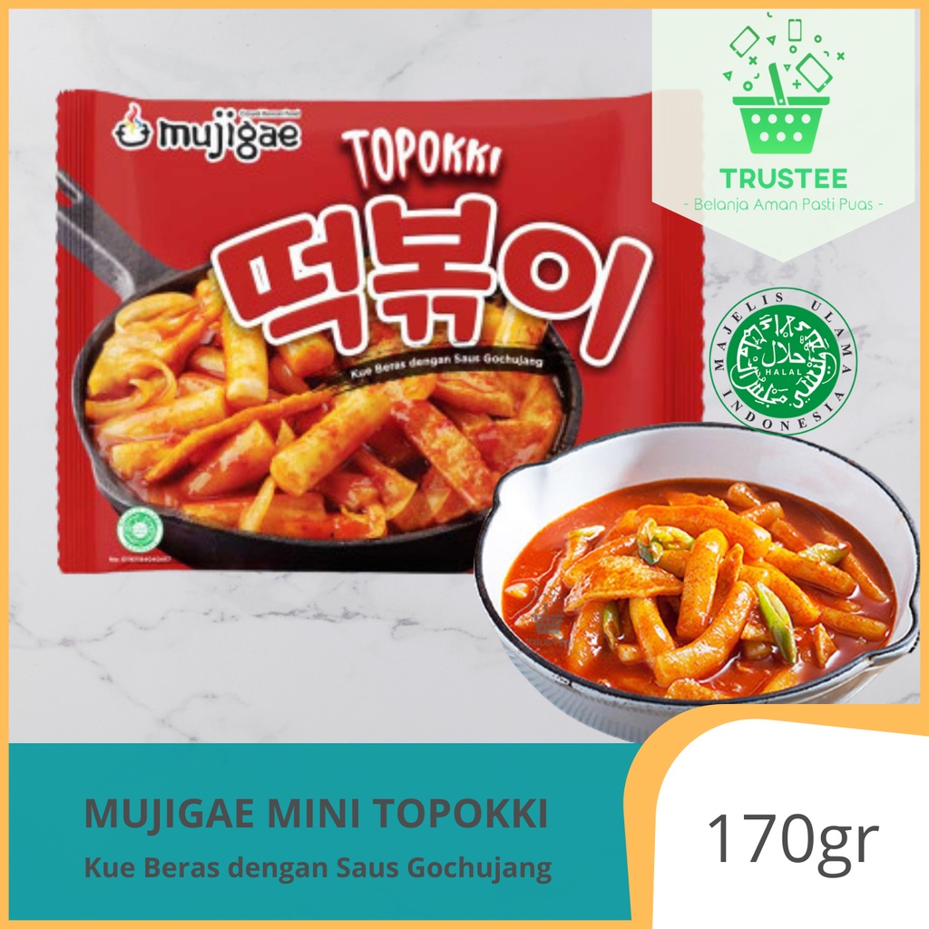 Buy Mujigae Topokki Halal 170 Gr / Instant Tteokbokki / Tokpoki / Topoki / Instant Korean Food | Seetracker Malaysia