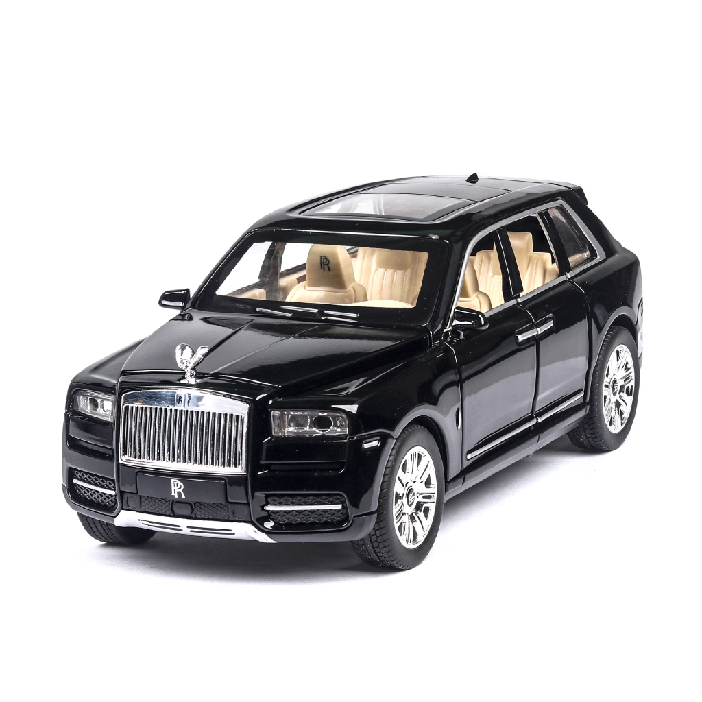 1/24 Scale RollsRoyce Cullinan Diecast Vehicle Model Alloy Pull Back Car Collectable Toy Gifts