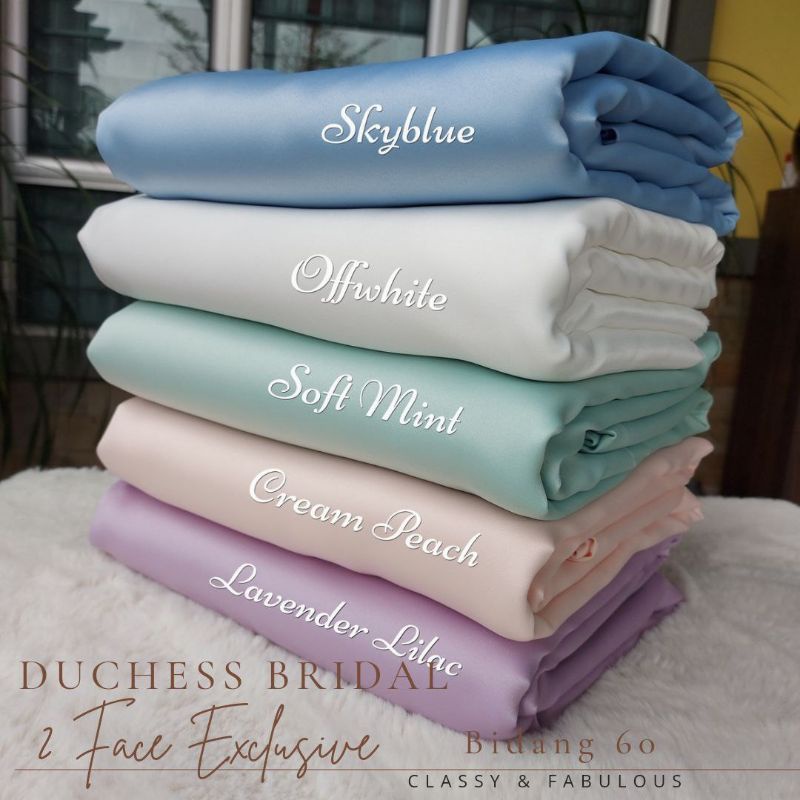 Kain Pasang Duchess Bridal Original 2 Face Exclusive Part 1 [ Bidang 60