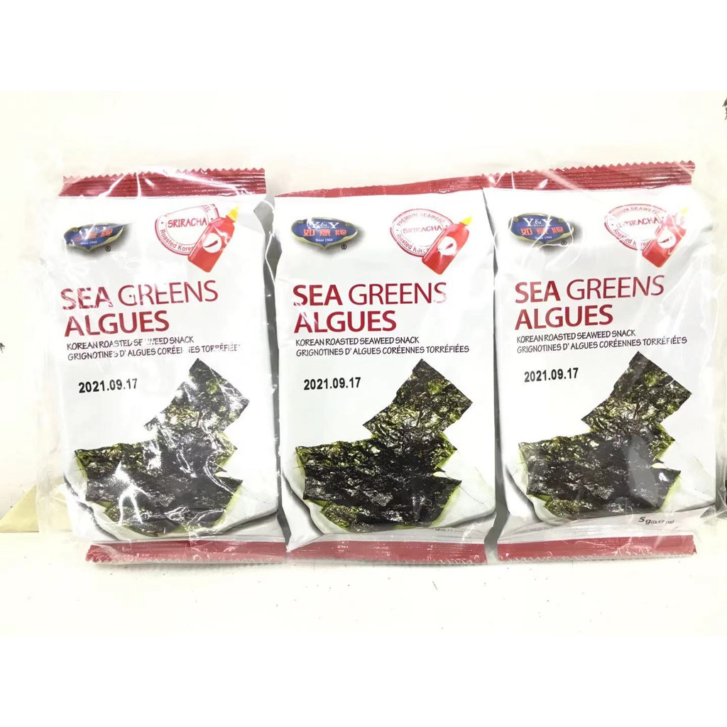 Tita Korean Seaweed Sea Greens Algues 4gx3pack Shopee Malaysia