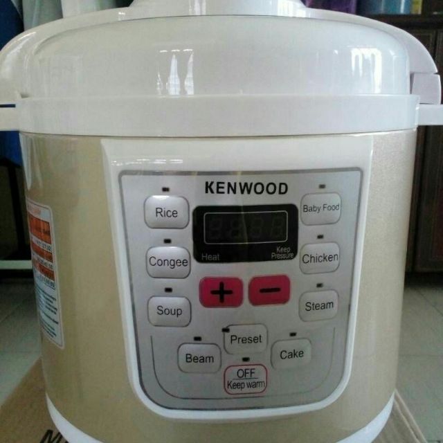 KENWOOD PRESSURE COOKER (White/Black) Shopee Malaysia