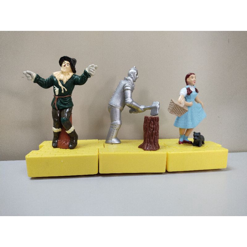 Vintage Wizard Of Oz 1997 Blockbuster connect and roll figure set