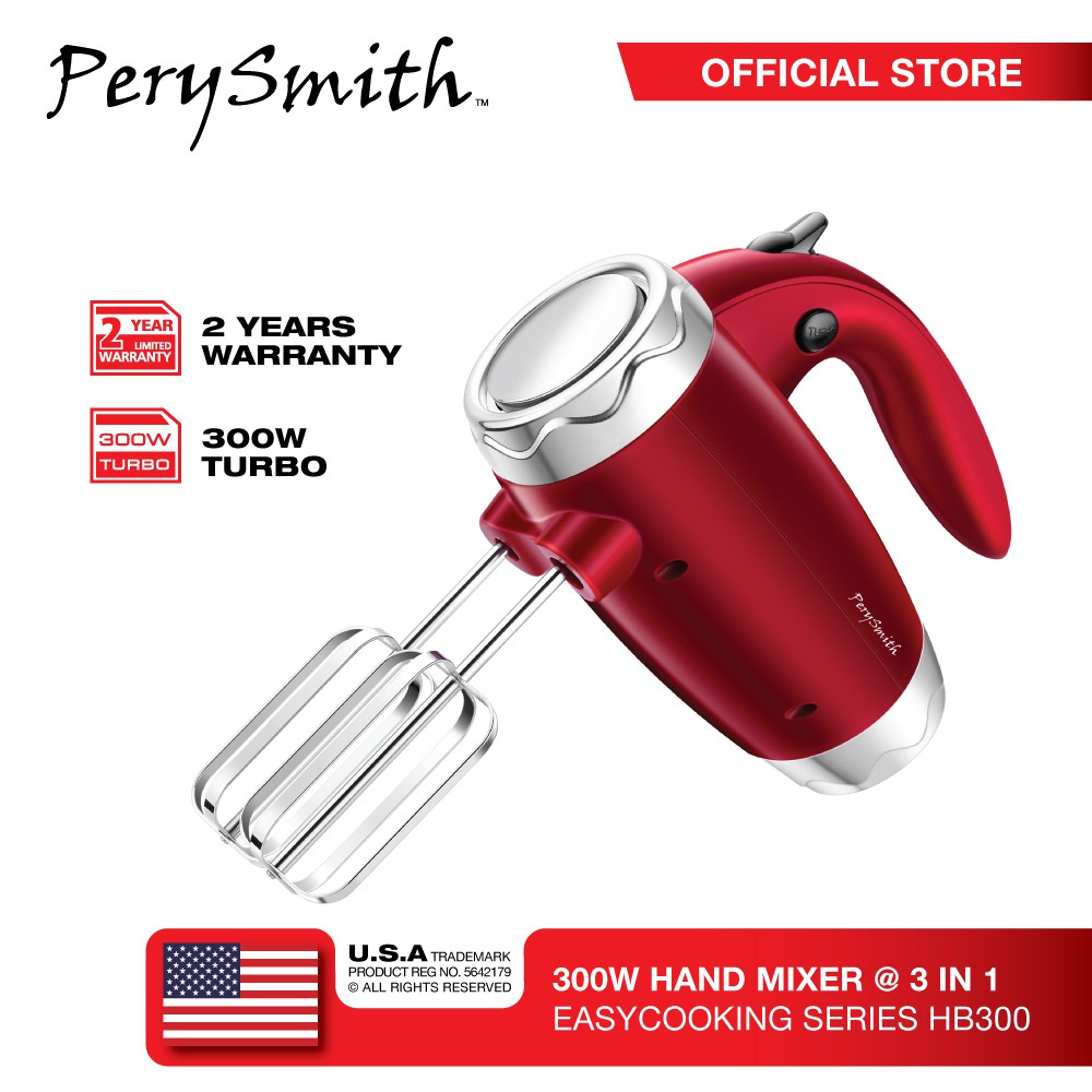 PerySmith Hand Mixer 300W 3 in 1 EasyCooking Series HB300 Shopee Malaysia