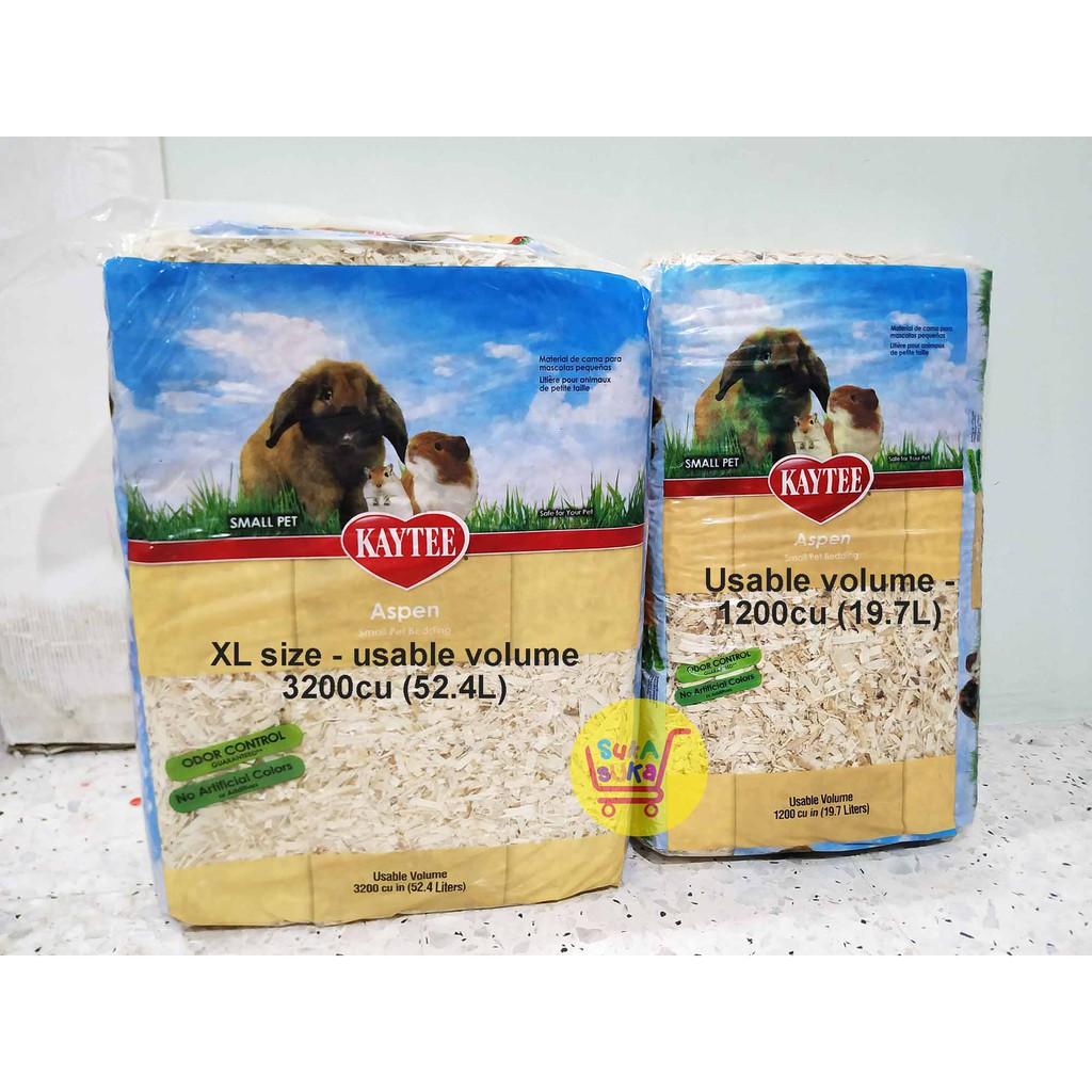 [READY STOCK] Kaytee Paper Bedding Extreme Ordor Aspen Wood (Syrian