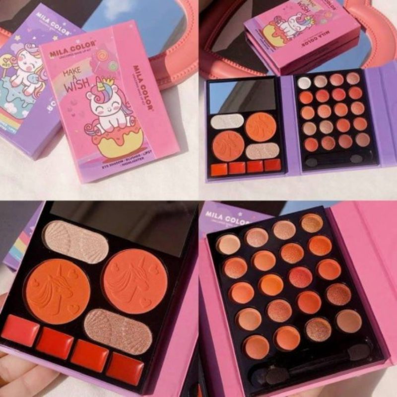 Mila colour UNICORN makeup kit Shopee Malaysia