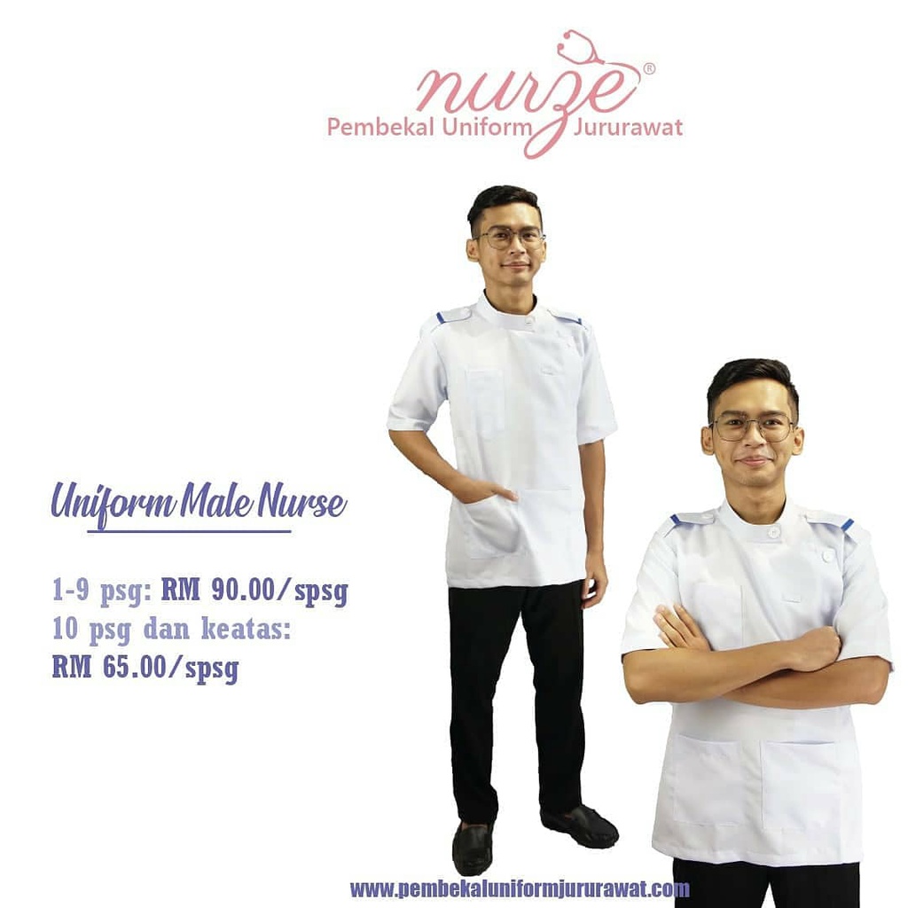 Uniform Male Nurse ( Uniform jururawat lelaki) Shopee Malaysia