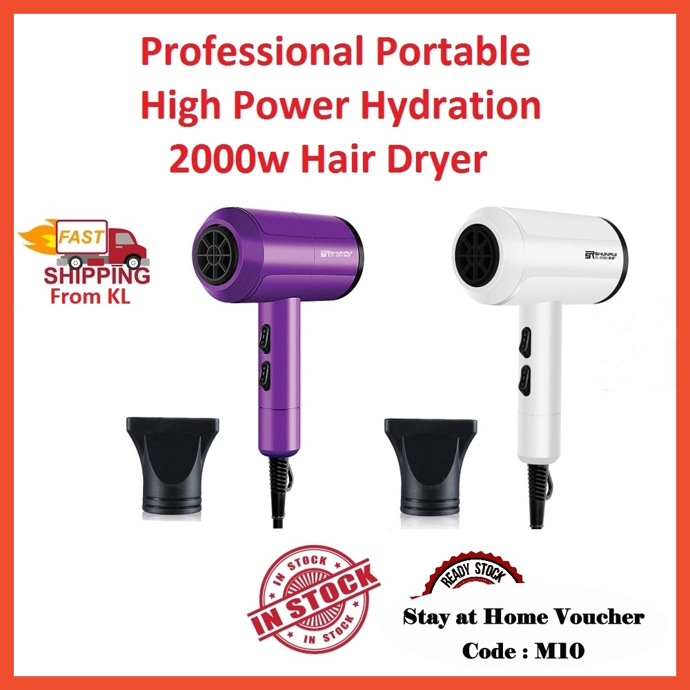Delly Professional Fashion Portable Salon Hair Dryer Strong 2000w Style