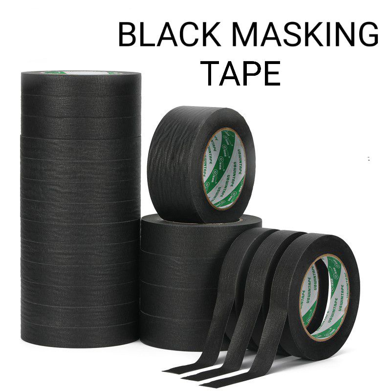 Black masking tape color masking stickers high viscosity color masking