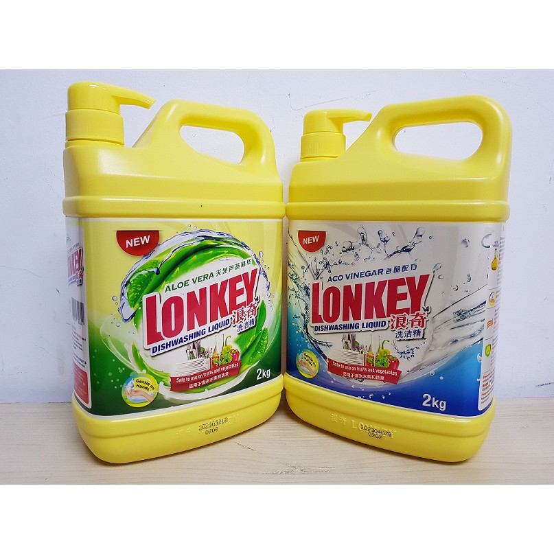 LONKEY DISHWASHING LIQUID 2kg x 1btl Shopee Malaysia