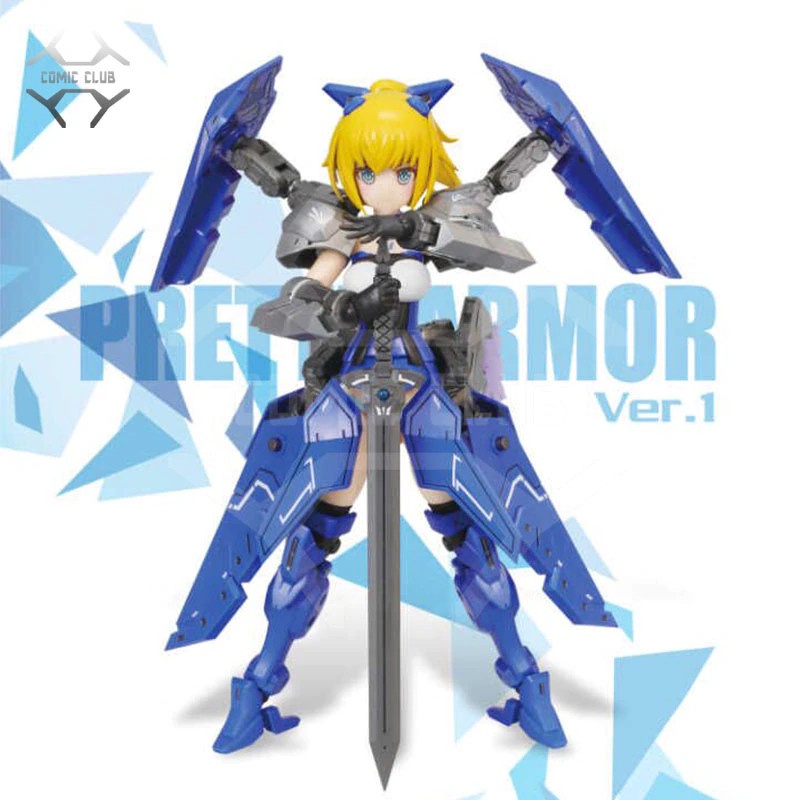 Mecha Girls 1/12 Saber Girl Blue Ver 1 Model Kit [Pretty Armor] (PA