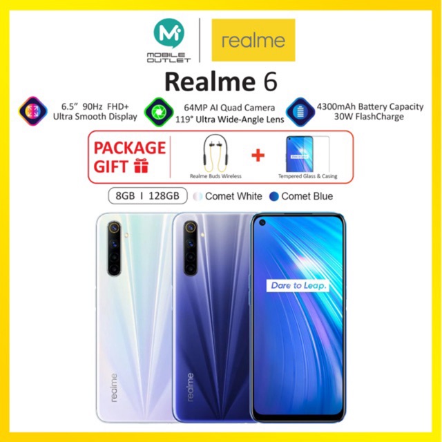 Realme 6 8GB/128GB (Original Realme Msia) Shopee Malaysia
