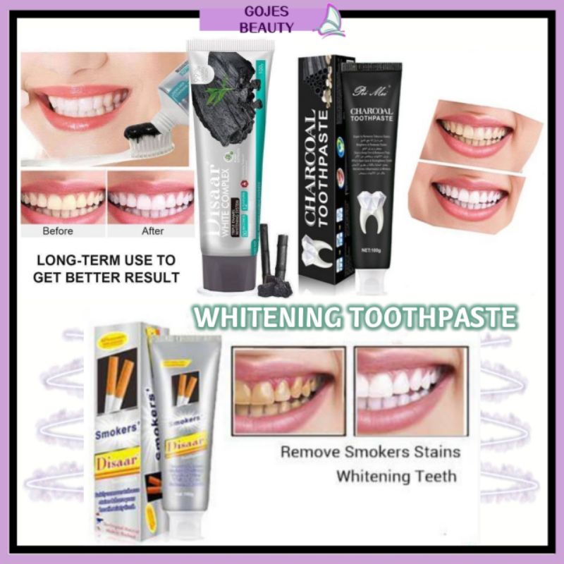Disaar Charcoal Whitening Toothpaste Smokers Toothpaste Shopee Malaysia