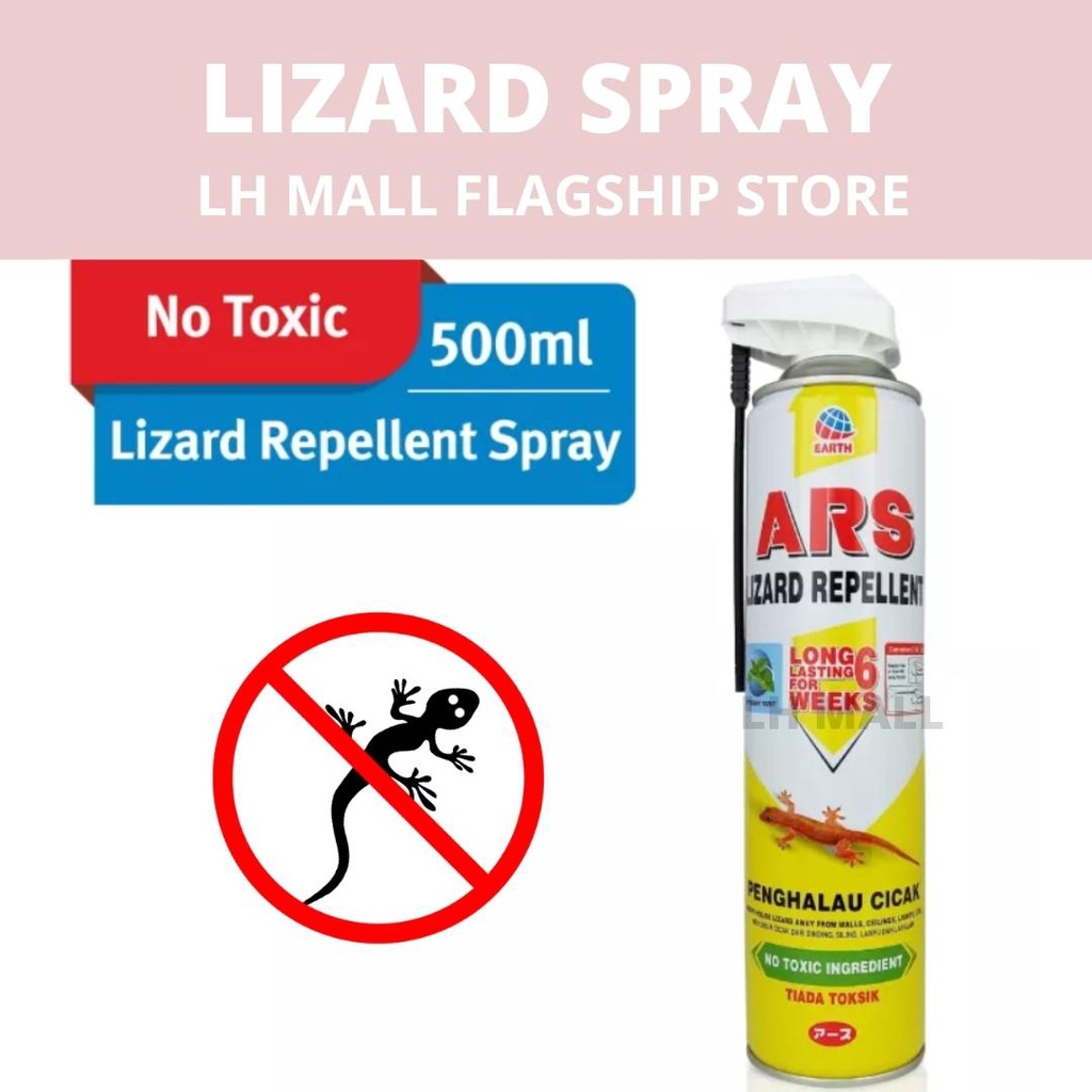ARS Lizard Repellent Spray No Toxic Natural Extract of Peppermint Oil