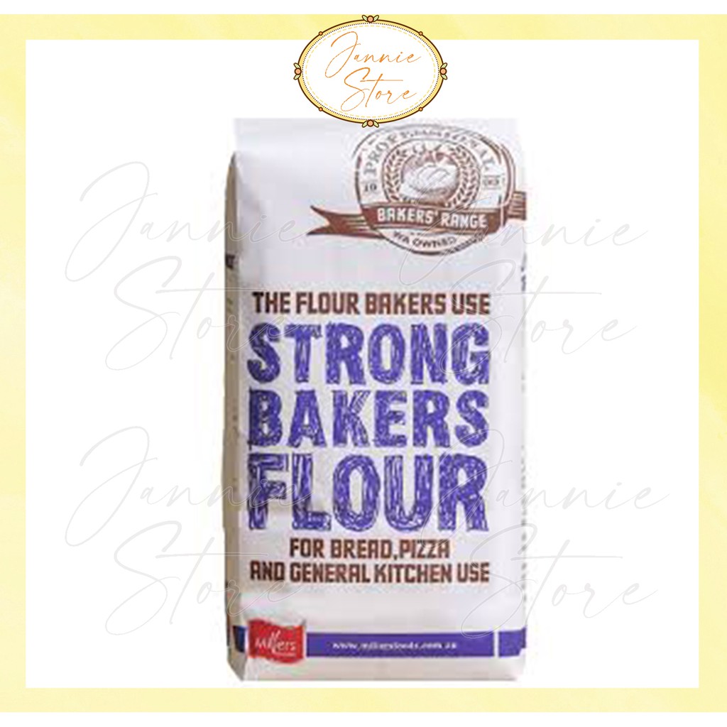 MILLERS FOODS Strong Bakers Flour (For Bread, Pizza and General Kitchen