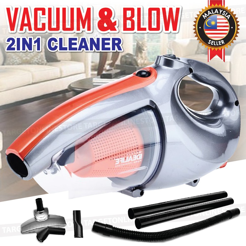600W 2in1 PROMASTER Handheld Shoulder Belt Vacuum&Blow Cleaner Home Car