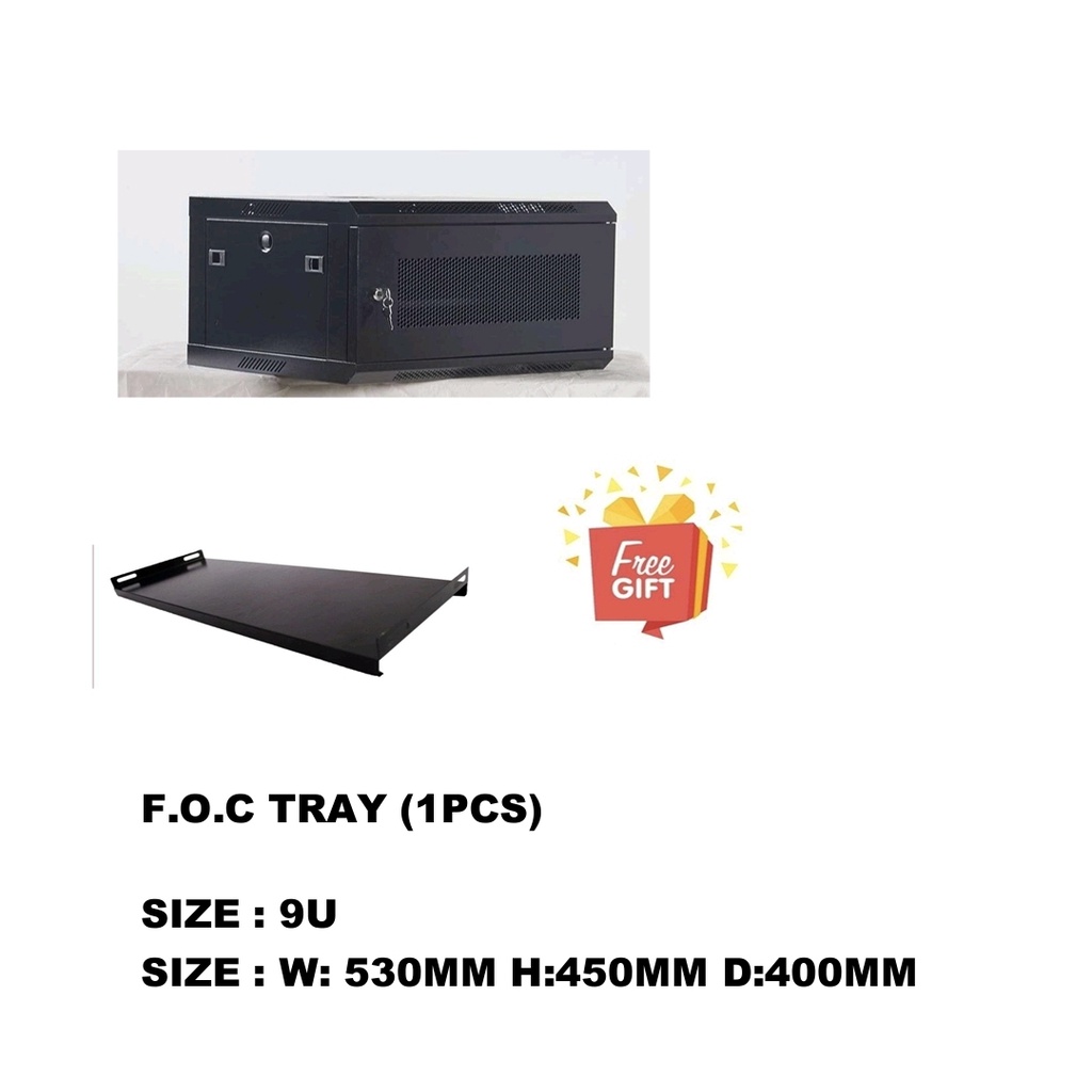 BJ Server Rack 9U Heavy Duty Wall Mount Shopee Malaysia