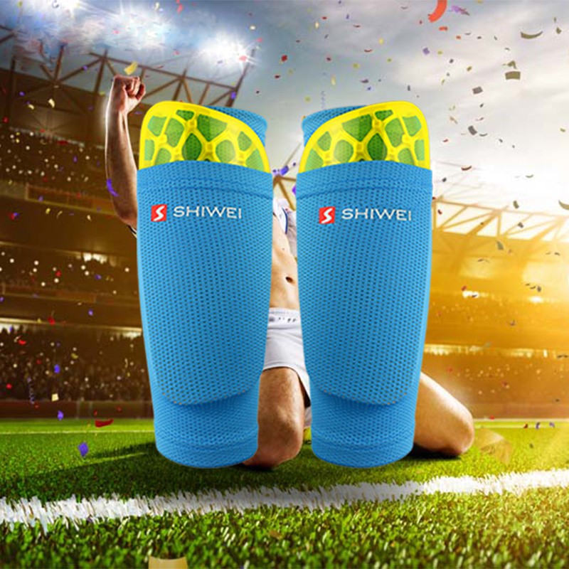 1 Pair Soccer Football Shin Guards Pad Protective Socks Shopee Malaysia