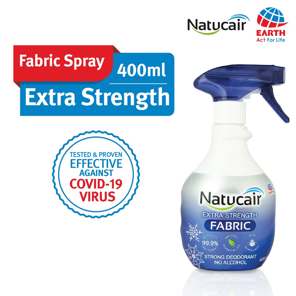 Natucair Dustmite/Odour Repellent Fabric Spray Extra Strength (400ml