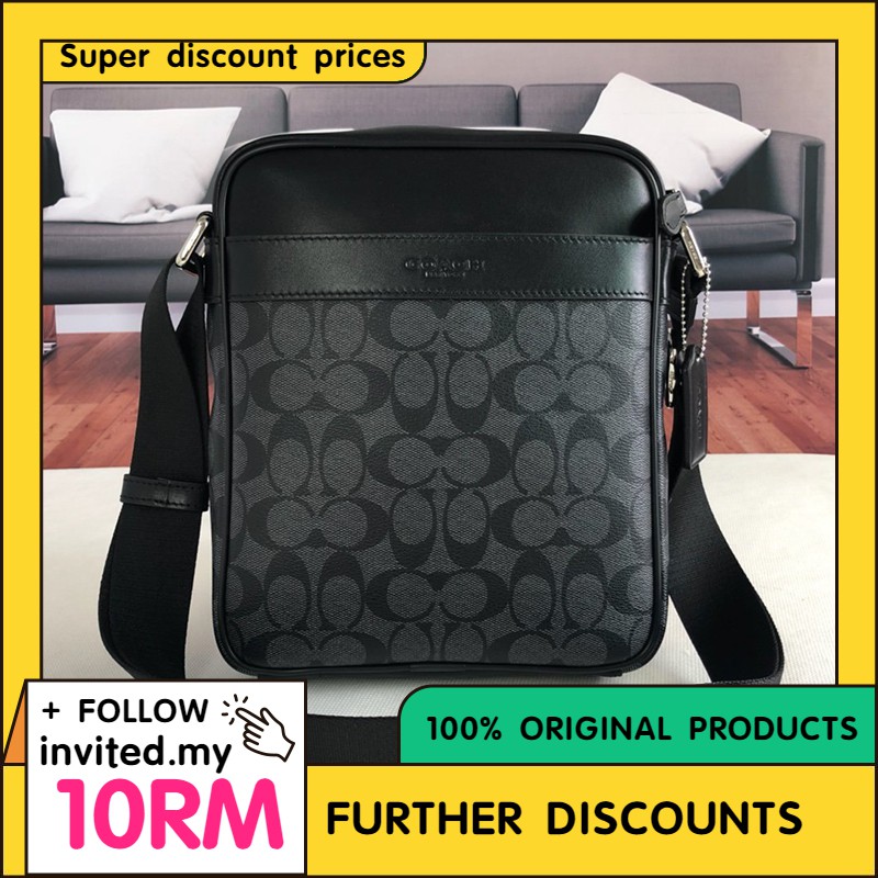 New Coach 54788 Classic Men's Shoulder Crossbody Bag Shopee Malaysia