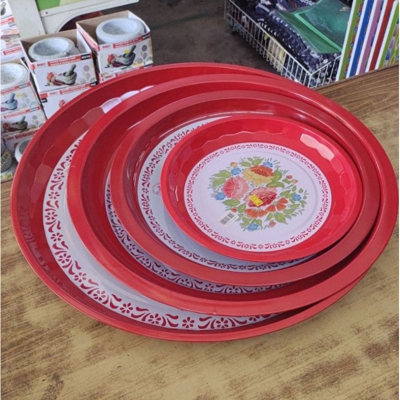 Enamel Tray /Talam /Dulang /Round Steel Tray /Steel Plate / Talam