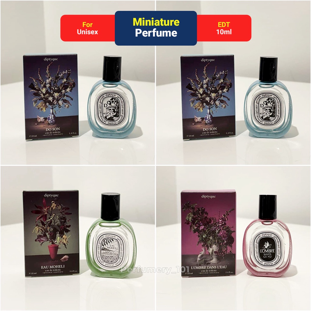 Diptyque Limited Edition EDT 10ml Miniature Perfume Collection for