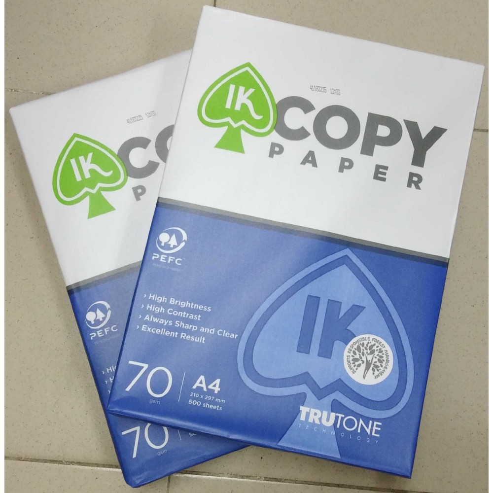 IK A4 Paper 70gsm (500 sheets) Shopee Malaysia