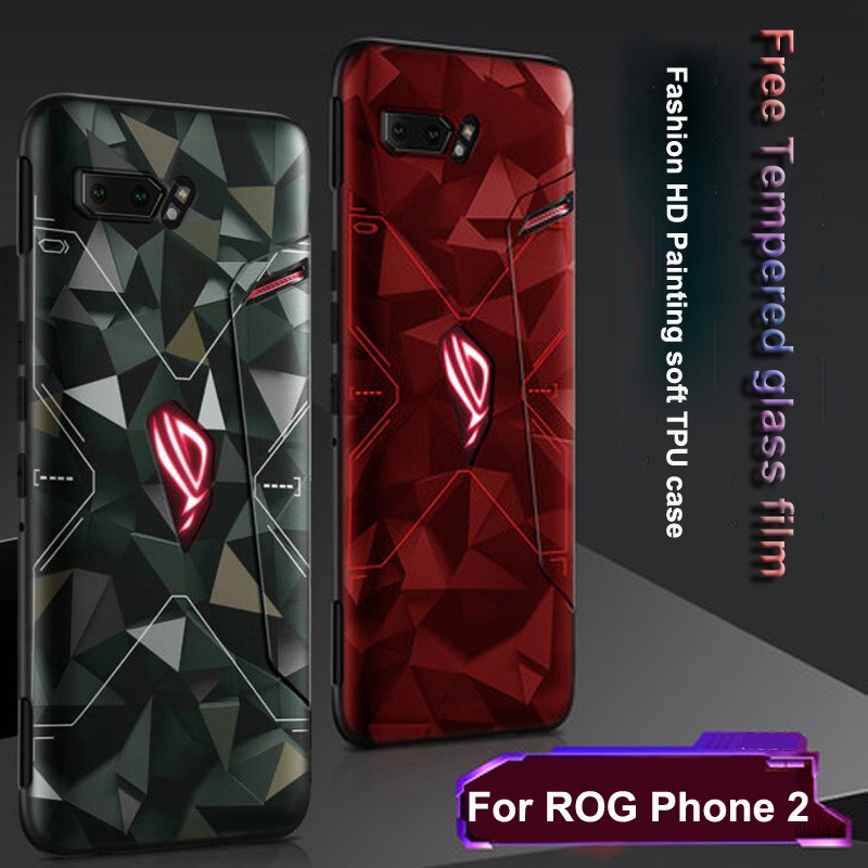 For Asus Rog Phone 2 Case Ultra Silicone Soft Back Cover For Asus Rog