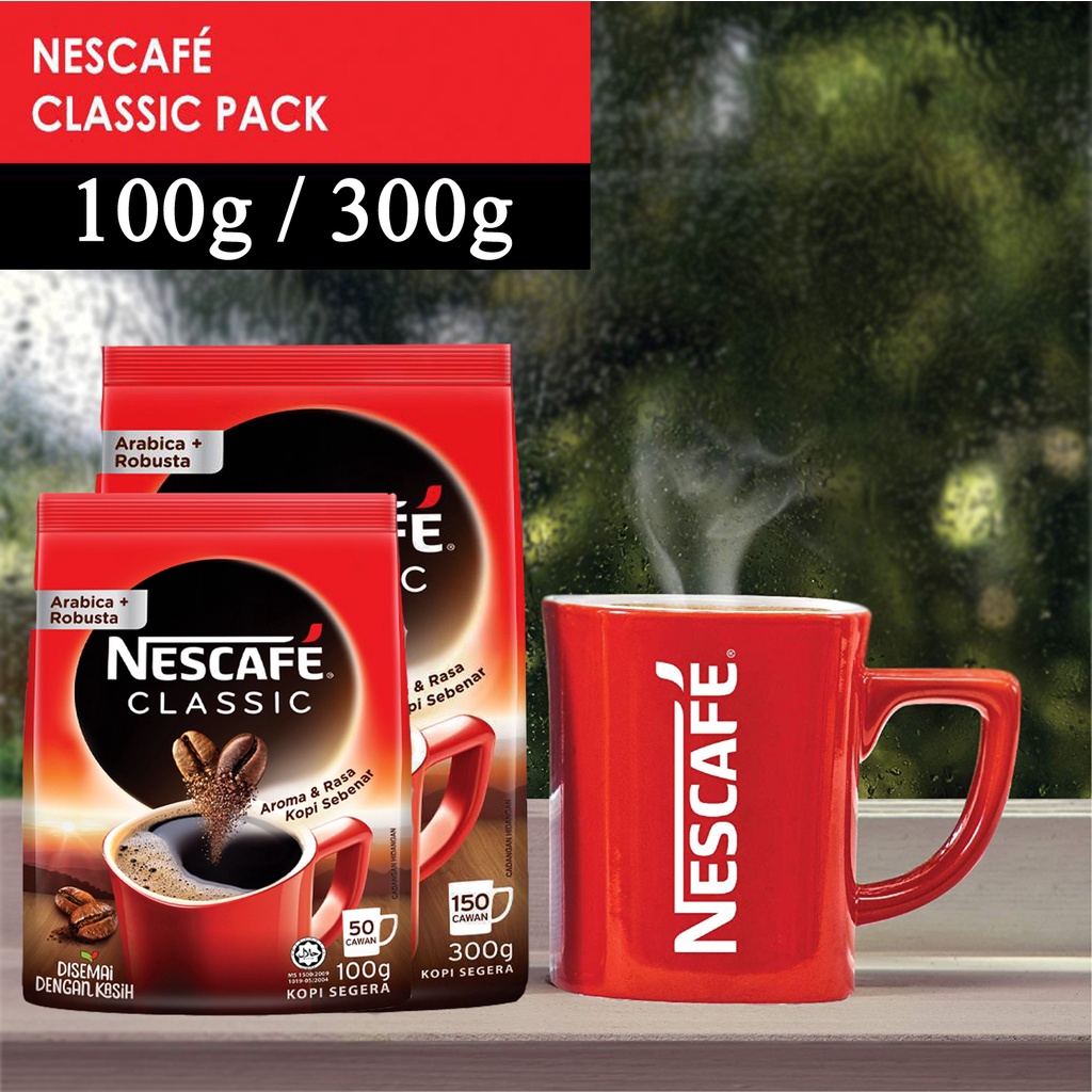 NESCAFE Classic Coffee Refill Pack 300gm / Coffee/ Black coffee
