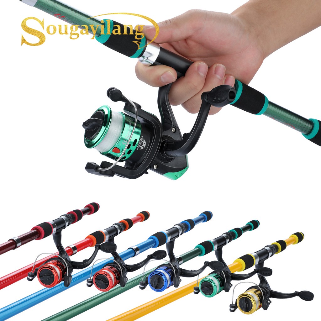 Sougayilang New Cheap Combo 1.8m Super Strong Spinning Fishing Rod with