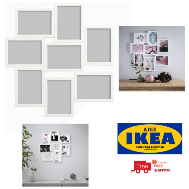 IKEA VAXBO Collage Frame For 8 Photoss Shopee Malaysia