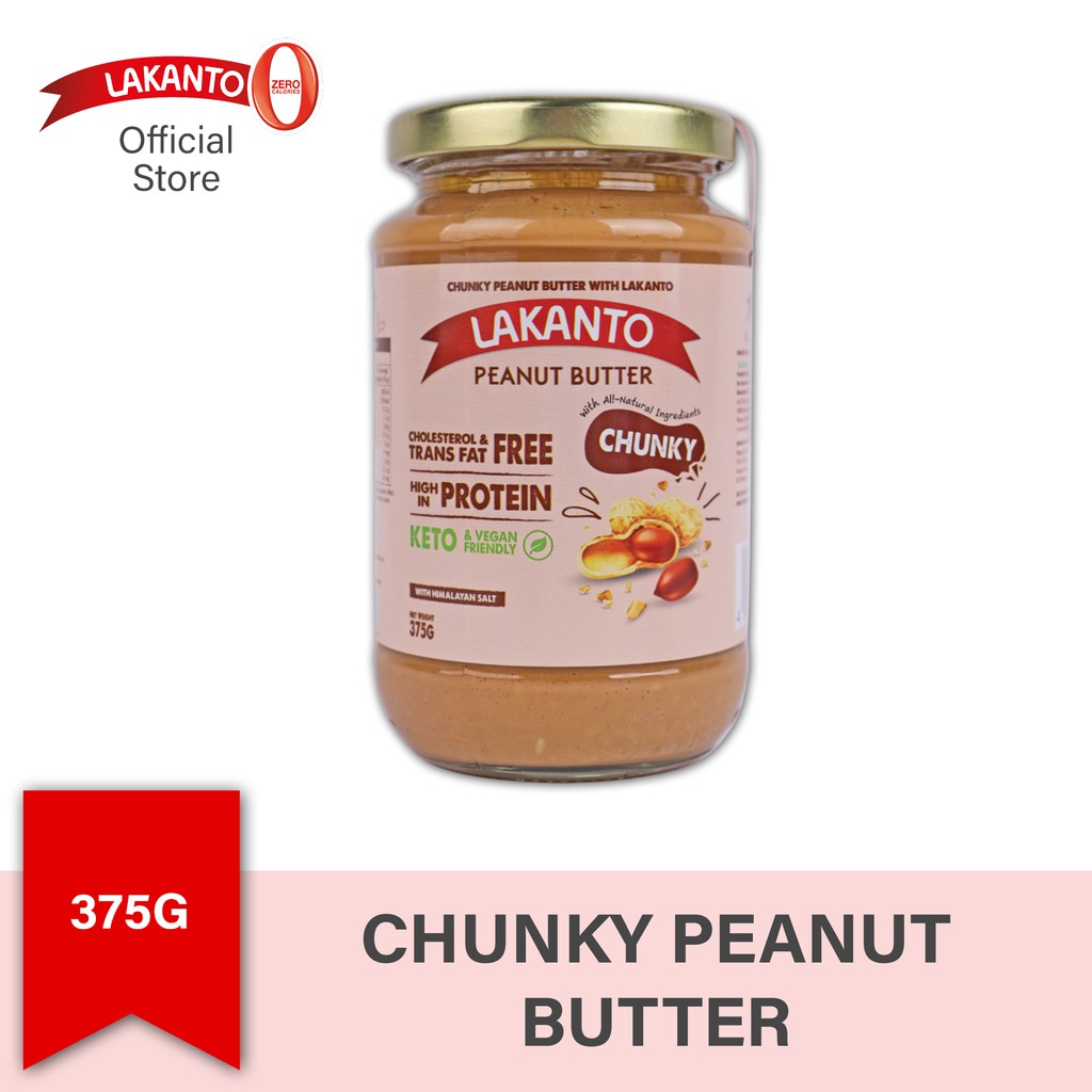 LAKANTO Chunky Peanut Butter 375g Shopee Malaysia