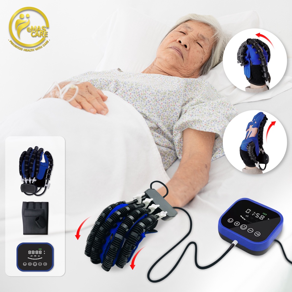 Bedridden Rehabilitation Robot Gloves Stroke Hemiplegia Training