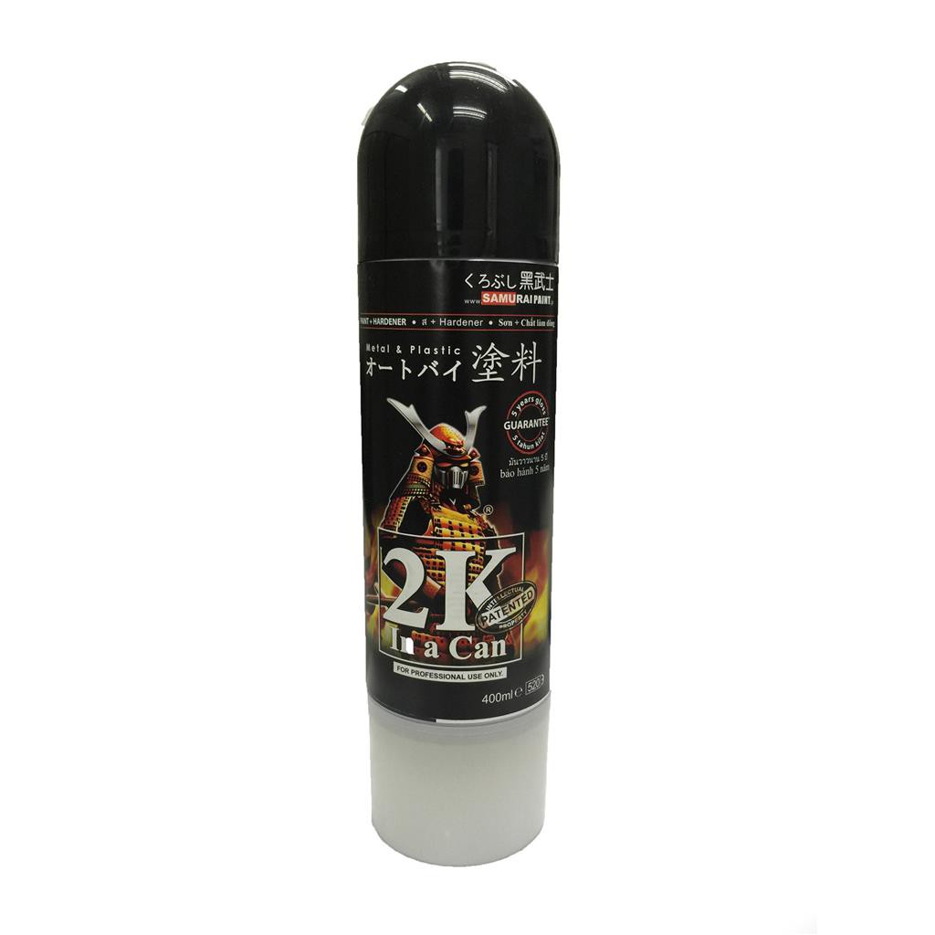 SAMURAI SPRAY PAINT 2K08 UNDERCARRIAGE EPOXY (BLACK) 400ml Shopee