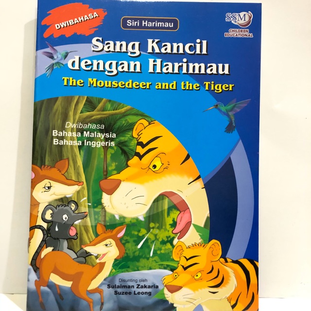 Buku Cerita ' Sang Kancil dengan Harimau' Shopee Malaysia