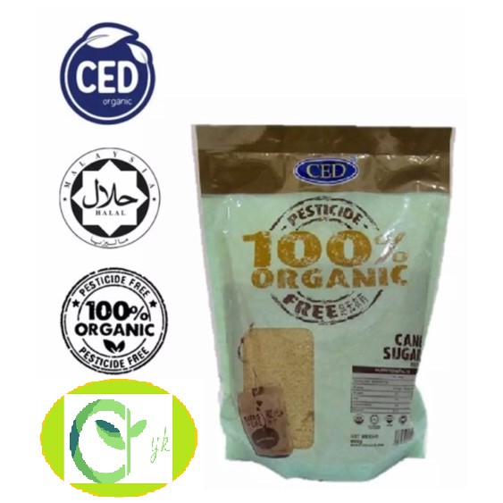 CED Organic Cane Sugar 500g Shopee Malaysia