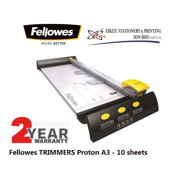 Fellowes TRIMMERS Proton A3 10 sheets (Paper Cutter, Paper Trimmer