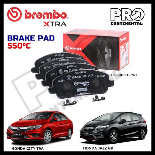 GENUINE BREMBO XTRA HONDA CITY GM6 T9A JAZZ GK T5A 20132019